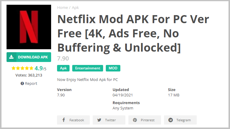 Netflix sv4 moddroid apk