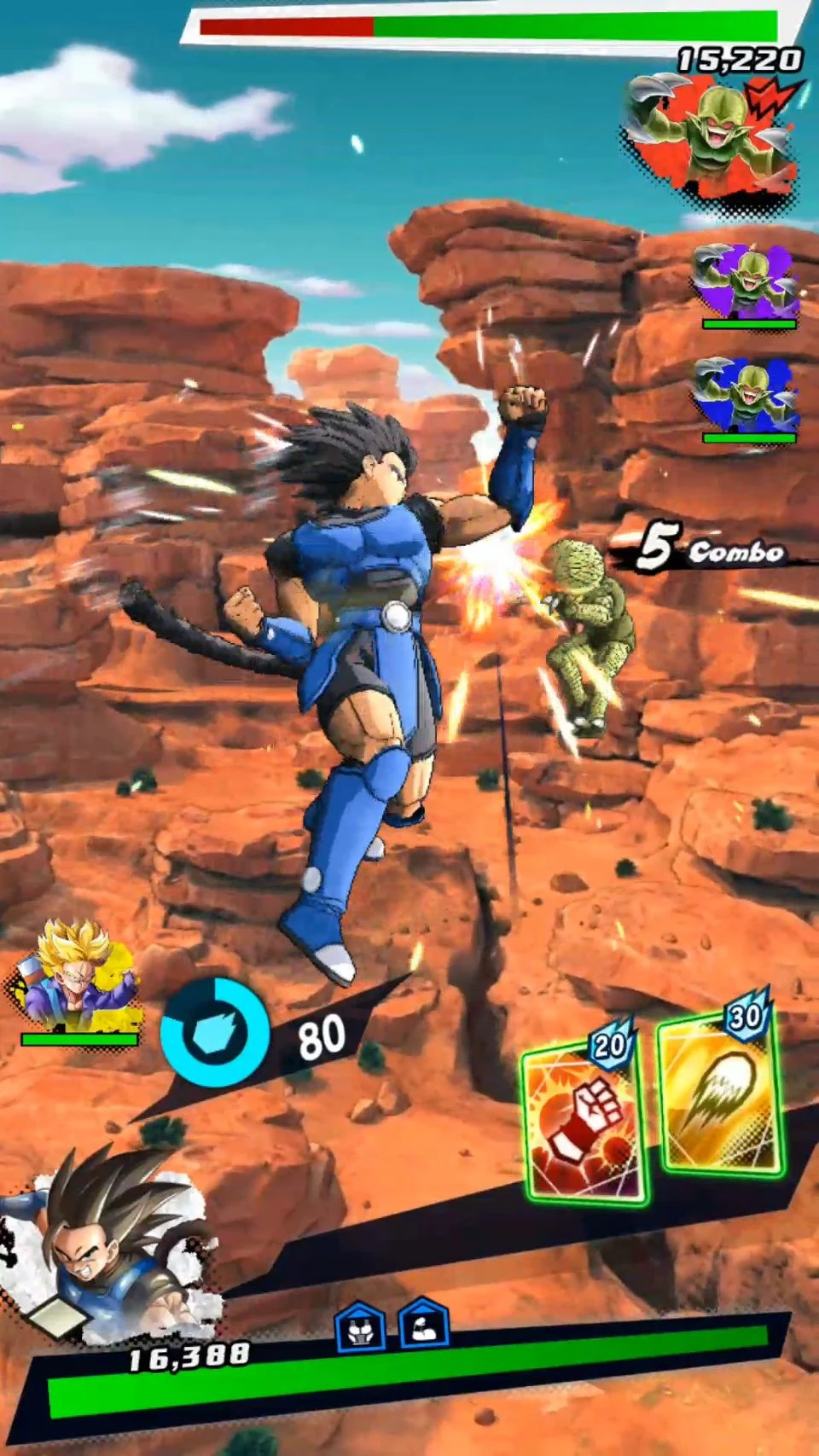 Dragon Ball Legends gameplay